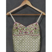 Tuto embroidered bustier
