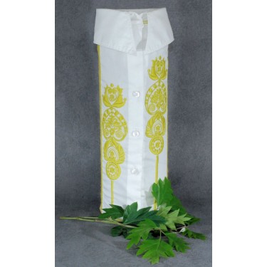 Tuto Embroidered Flower Vase