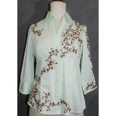 Tuto Embroidered Blouse