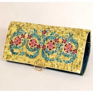 Tuto Embroidered Evening Clutch Bag